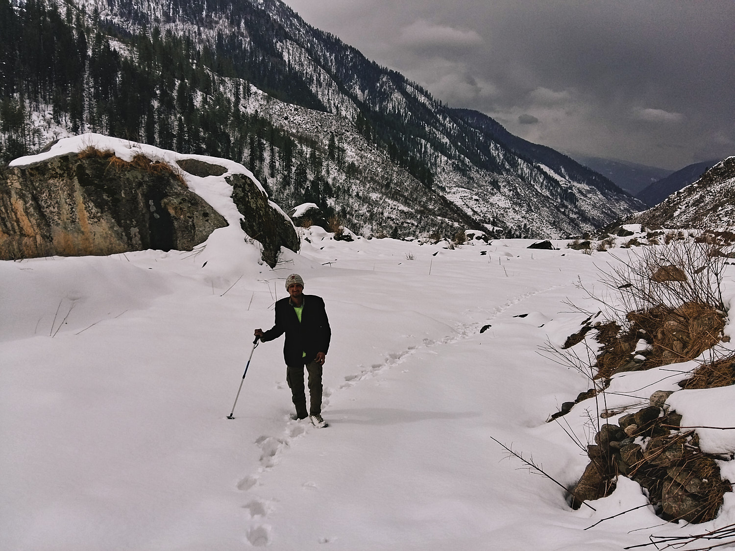 Painstaking progess on the Har ki Dun trek